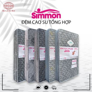 Đệm cao su tổng hợp SIMMON 200x220cm